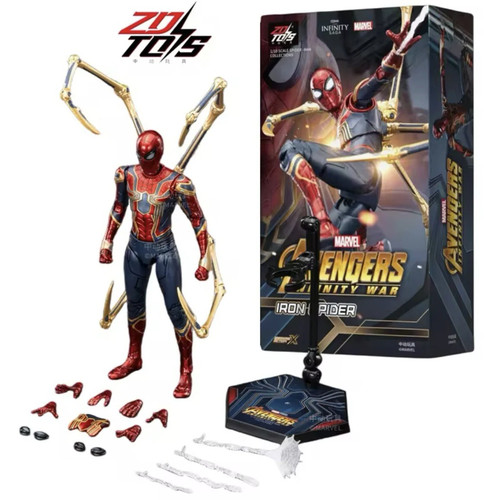 Action figure spiderman - spiderman, iron