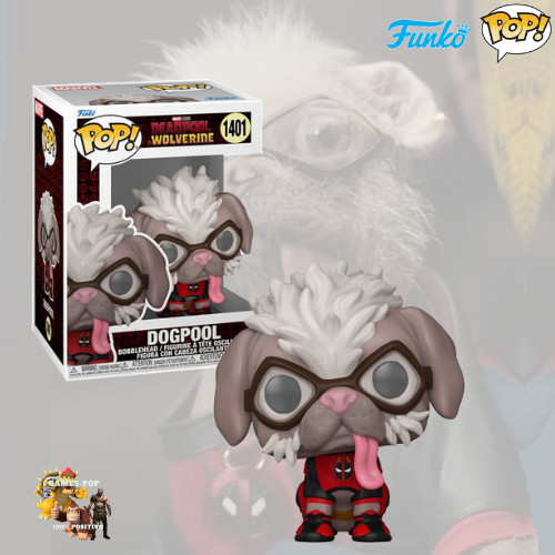 Funko pop deadpool dogpool - pop!, 3